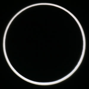 ringförmige Sonnenfinsternis